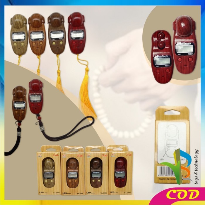 Termurah Rb-C383 Tasbih Digital Kayu / Tasbih Digital Premium Mini Tally Counte