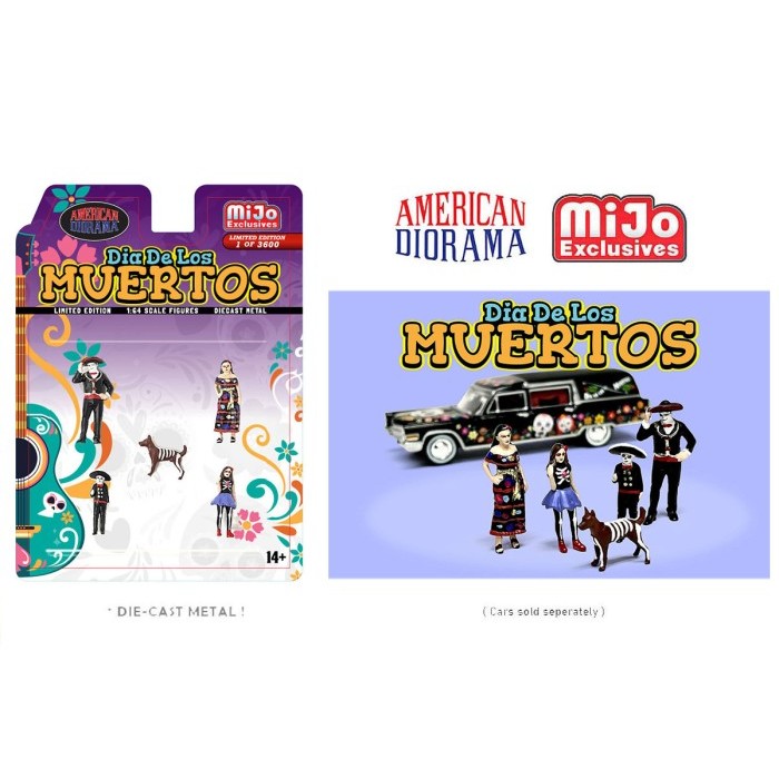 AD-76509MJ AMERICAN DIORAMA DIA DE LOS MUERTOS FAMILY FIGURE SET MIJO