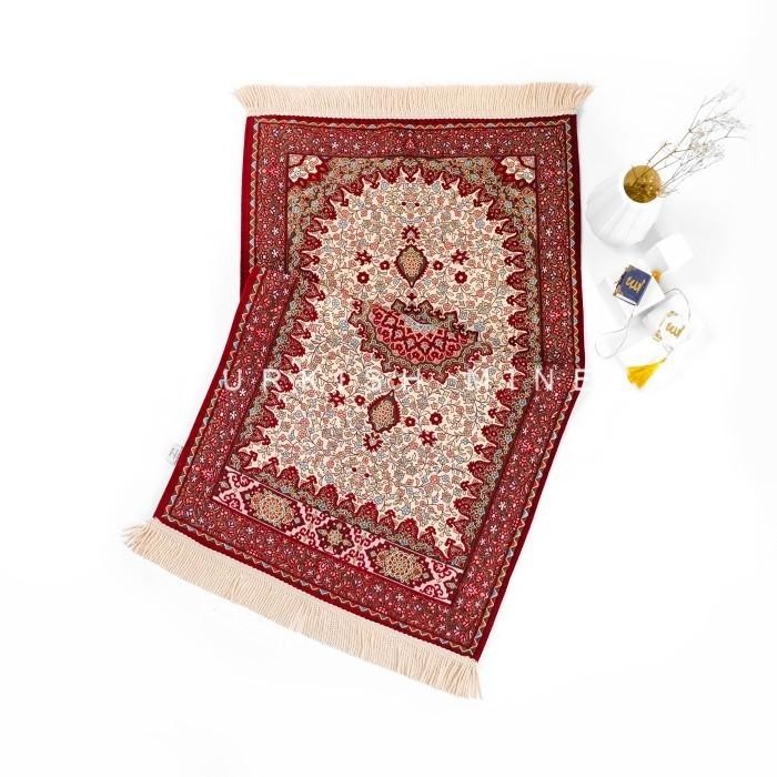 Sajadah Turki Tebal Suede Luxury/Sajadah Turki Mewah/ Sajadah Mahar lembut dan halus