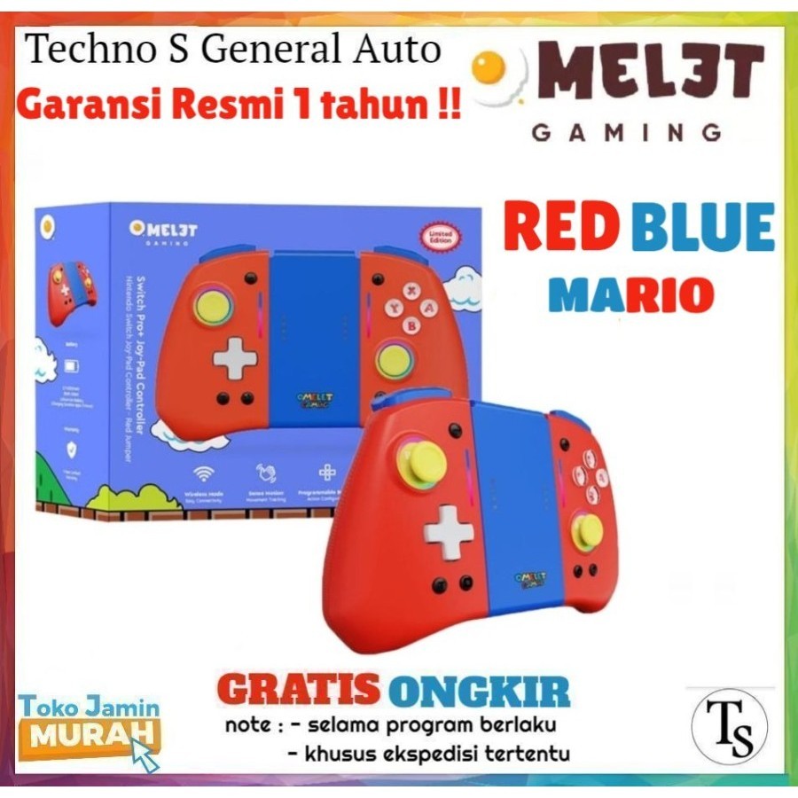 OMELET Gaming JoyPad JoyCon Pro+ Controller Yellow Nintendo Switch