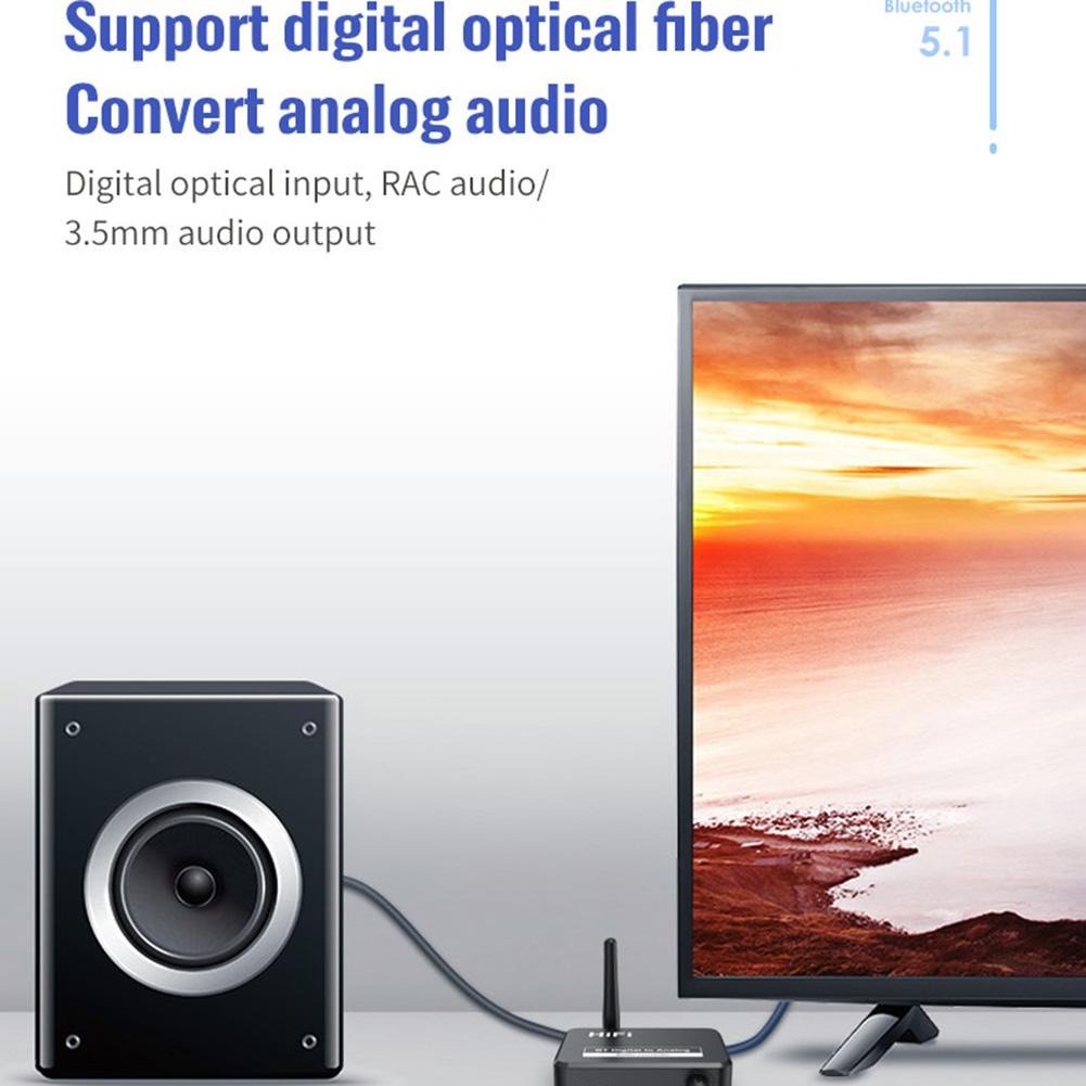 DAC Audio Bluetooth 5.1 Receiver HiFi Digital to Analog