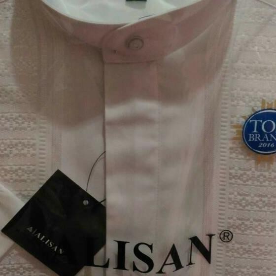 BIG SALE KOKO PUTIH ALISAN LENGAN PENDEK 