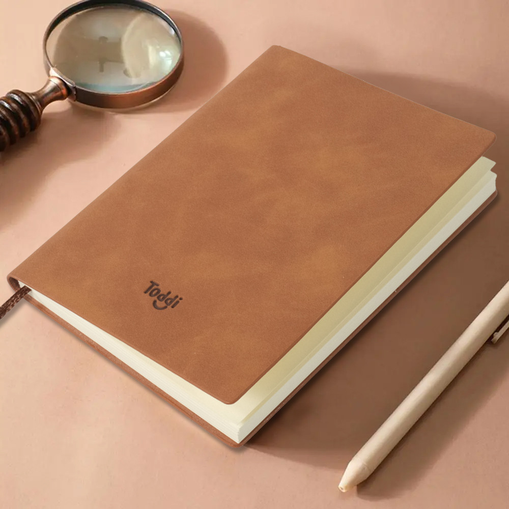 

Toddi Buku Jurnal Leather Notebook Diary 68GSM 160 Halaman Grid - TD-34