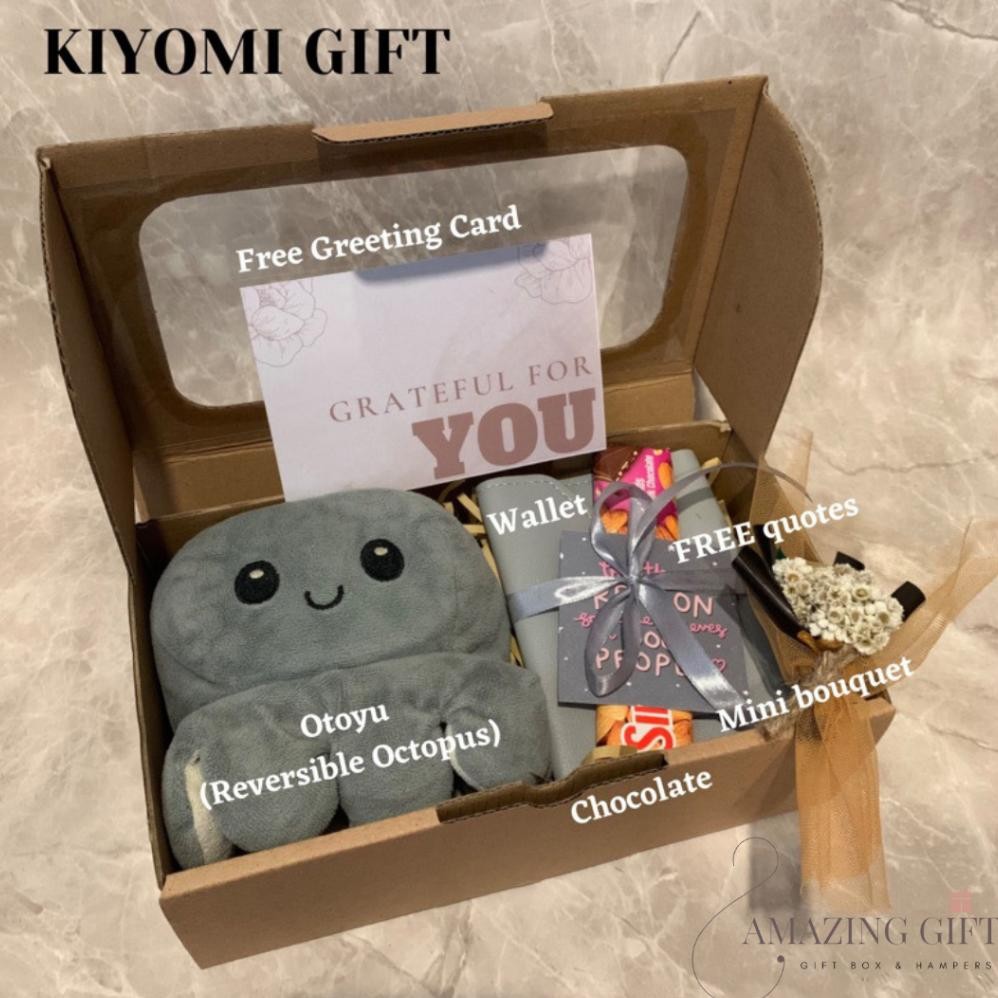 

VIRAL Kiyomi Gift / Kado Teman / Kado Anniversary / Kado Ulang tahun / Kotak Kado / Kado Pacar / Kado Boneka / Birthday Gift Box / Birthday Hampers Eh76