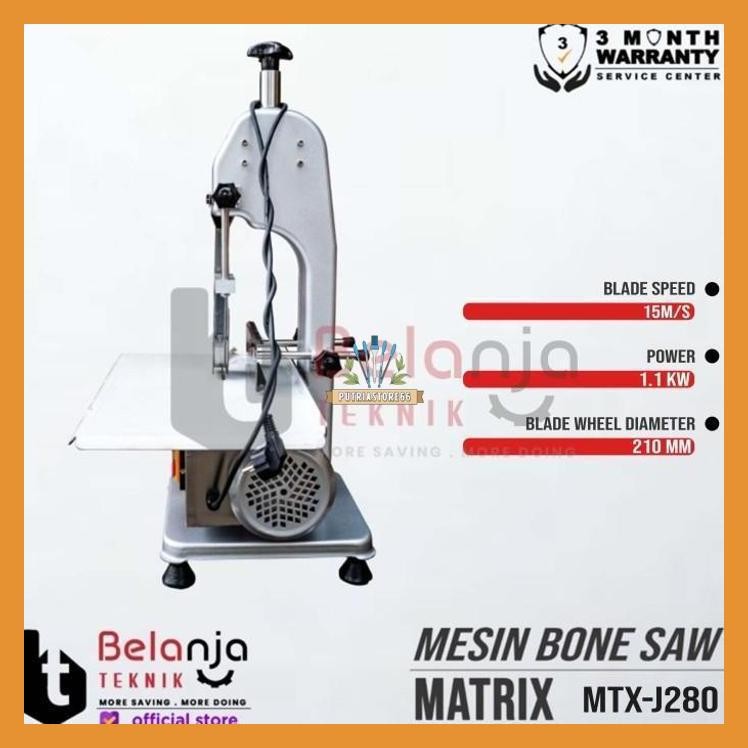 MATRIX BONE SAW MTX-J280 MESIN PEMOTONG DAGING TULANG BEKU MTX J280