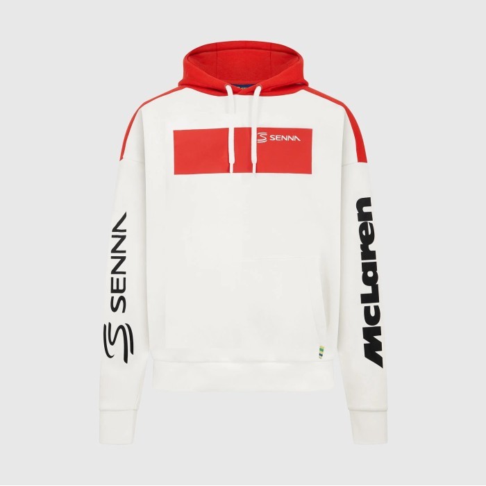 Ayrton Senna McLaren F1 2024 Hoodie. Hoodie Unisex Pria Wanita Formula 1