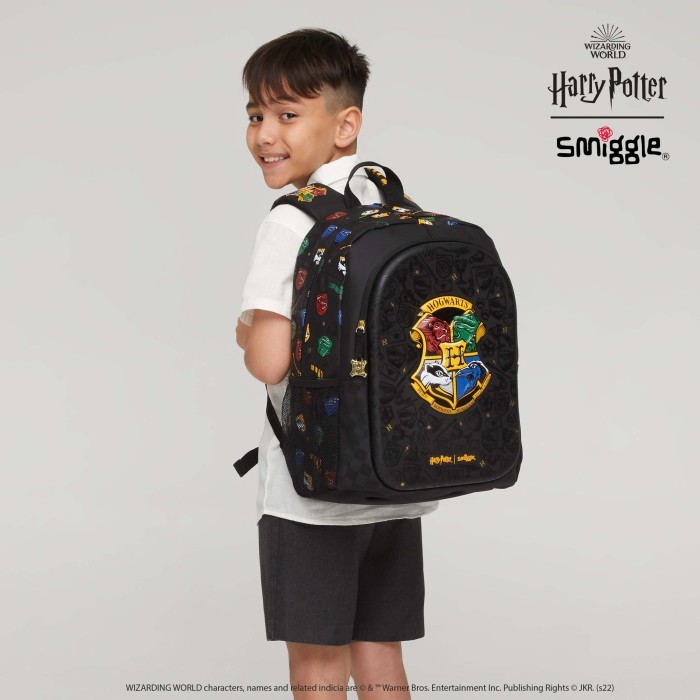 Smiggle Classic Backpack Bag Harry Potter Hogwarts Original