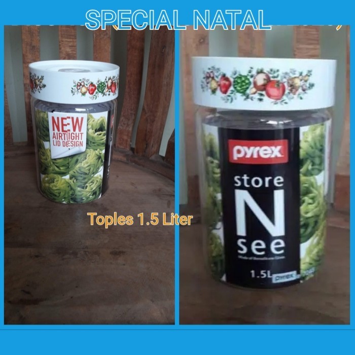 Pyrex Toples 1.5 Liter Banded-2