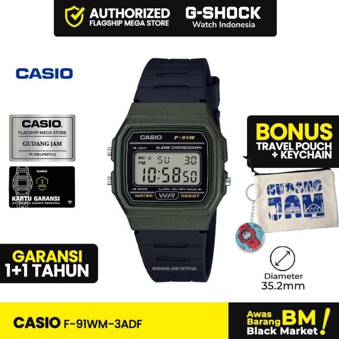 Casio General F-91Wm-3Adf F-91Wm F-91 F91Wm F 91Wm