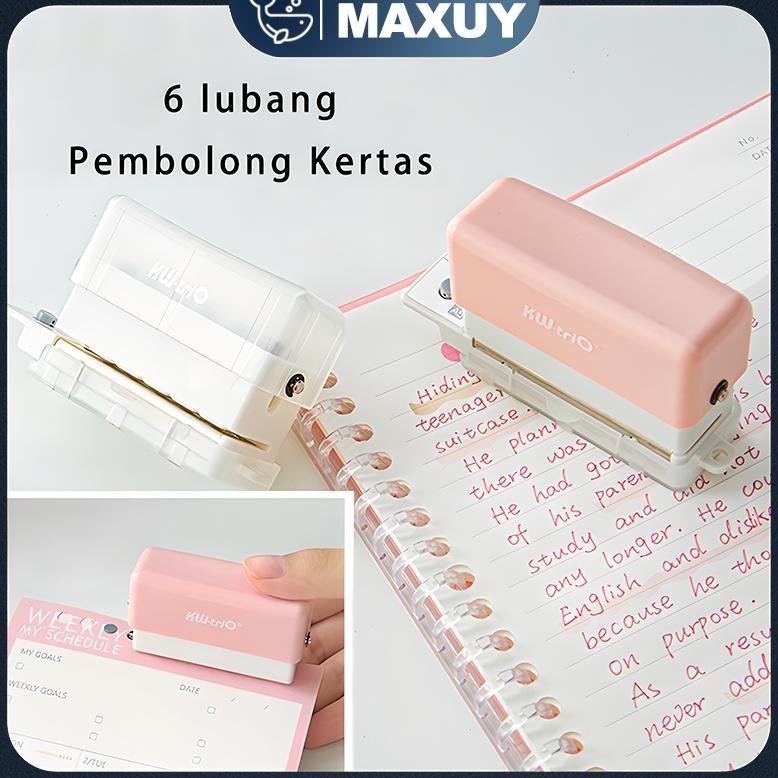 

pembolong kertas minipembolong kertas A4 A5 B5 6 lubang Mini Pembolong Kertas pembolong kertas motif
