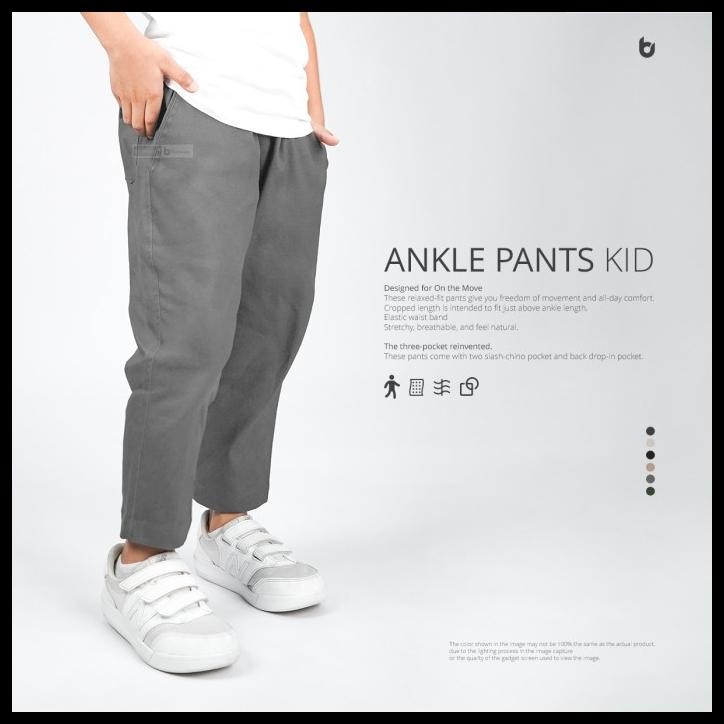 terbaru celana sirwal anak laki laki bunayya original ankle pants kids stretch promo
