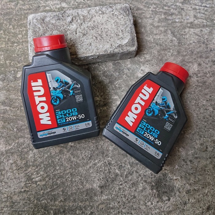 Oli Motul 3000 Plus Hi-Tech 4T 800Ml/1L 20W/40 Original Motul