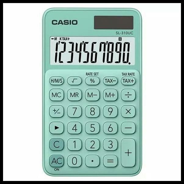 

Casio Kalkulator Colorful Calculator Sl 310 Uc Green