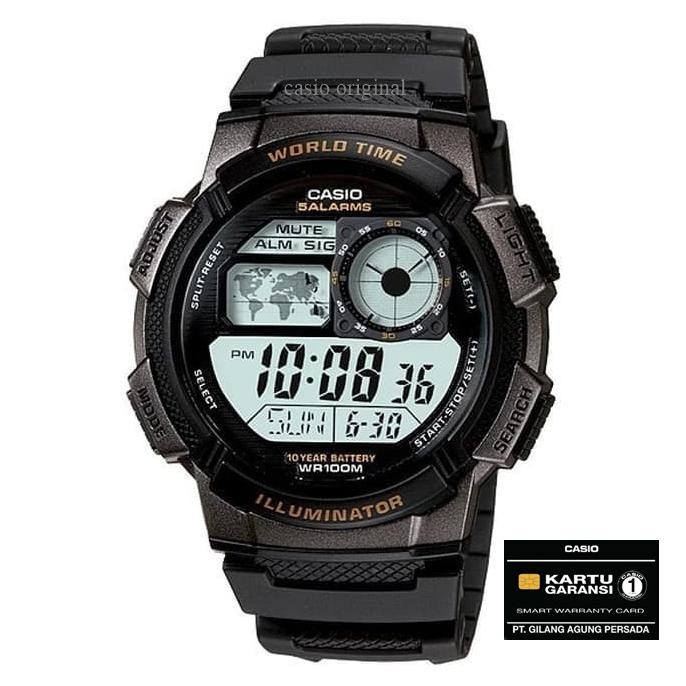 Jam Tangan Pria Casio Ae 1000W Ae-1000W Ae-1000W-1 Ae-1000W-2 Original