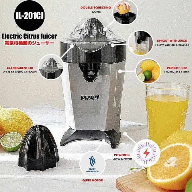 

SALE! IDEALIFE 201CJ PEMERAS JERUK ELEKTRIK PERASAN LEMON CITRUS