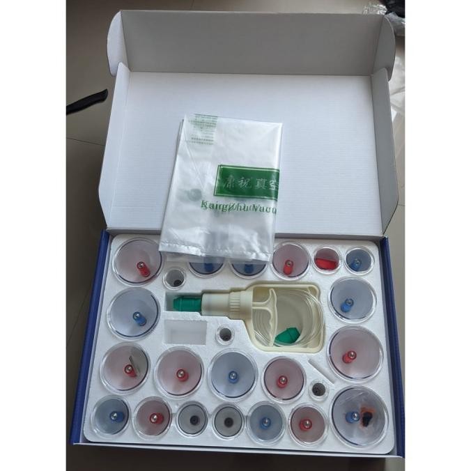 Cupping Bekam Kangzhu isi 24 Alat Terapi Bekam