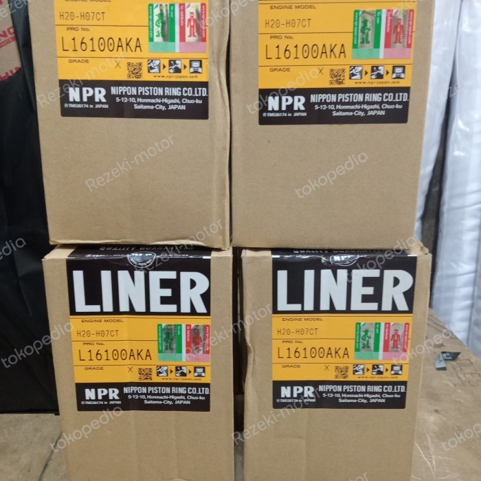 Promo Liner Boring Npr Jepang Liner H07Ct Type X Asli Npr