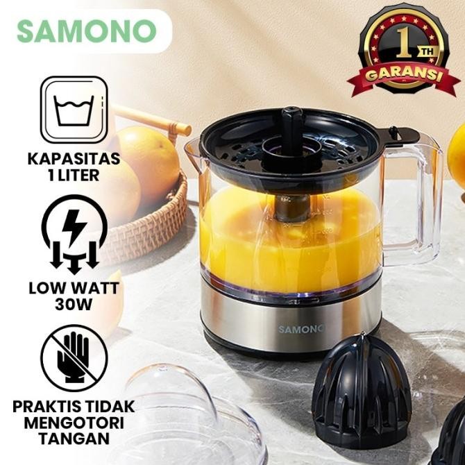 

SALE! SAMONO PEMERAS JERUK ELEKTRIK PRAKTIS KAPASITAS 1 LITER SW-JCS30