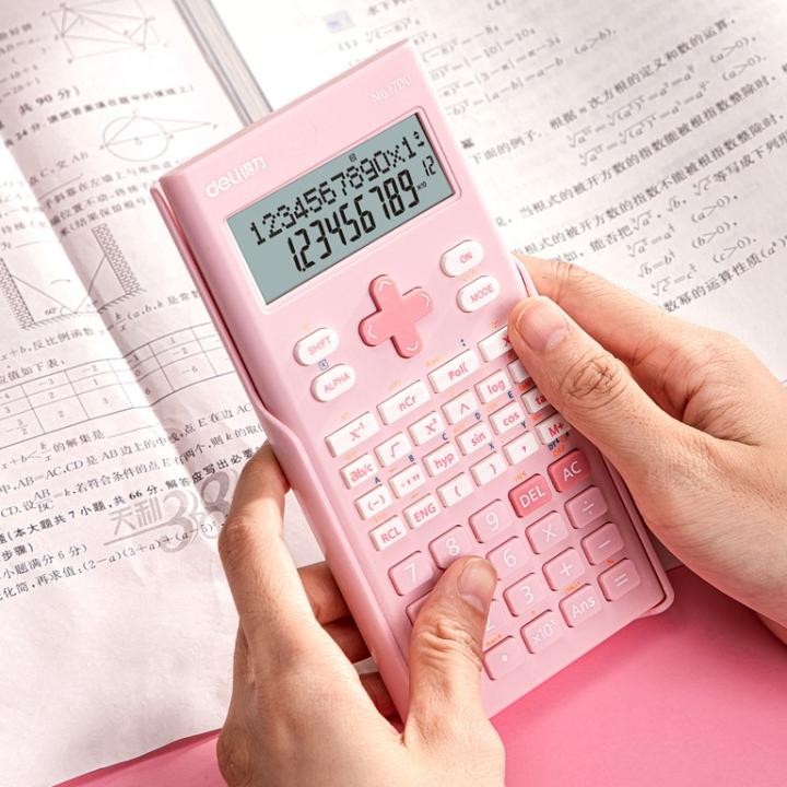 

PROMO Deli Calculator Scientific Kalkulator 240 Fungsi Kalkulasi 3 Warna 1700 DELI KINCIZEN fx-76