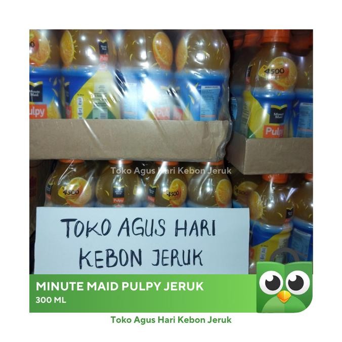 

SALE! PULPY ORANGE MINUTE MAID PULPY, MINUMAN JERUK BULIR 300 ML 12 BOTOL