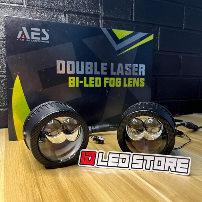 Promo Foglamp Aes Fx Double Laser 3 Inch 65 Watt Foglamp Projector Aes