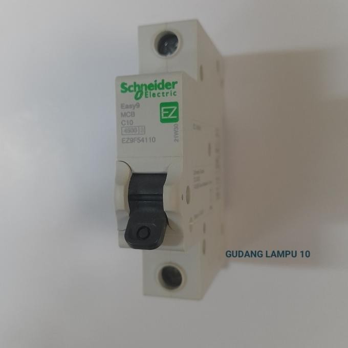 terbaru schneider mcb 10 ampere 4.5 ka easy9
