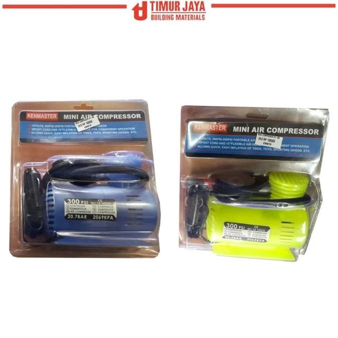 Mini Air Compressor / Pompa Angin Mobil / Kompresor Mini Kenmaster Original Dan Terpercaya