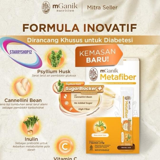 

SALE! (JERUK TRAVEL SIZE) MGANIK METAFIBER 7 SACHET TRAVEL SIZE JERUK YUZU 105GR MGANIK