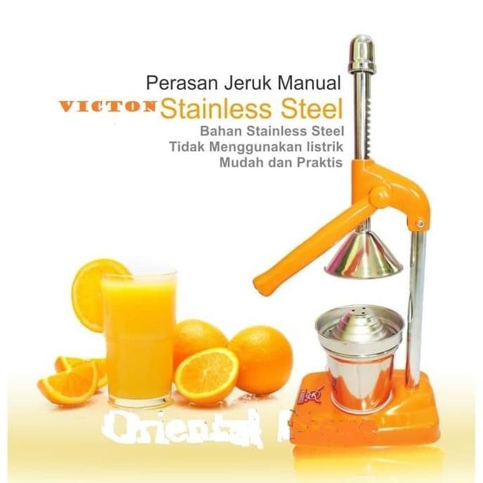 

SALE! VICTON ALAT PERAS JERUK JUS BUAH STAINLESS STEEL MANUAL