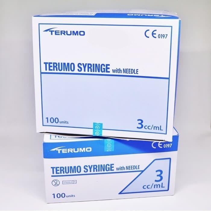 Spuit 3cc Terumo/ Terumo Syringe 3cc/ Alat Suntik 3ml
