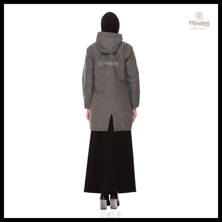terbaru hijacket ixora original coldgrey jaket hijab muslimah jaket wanita promo