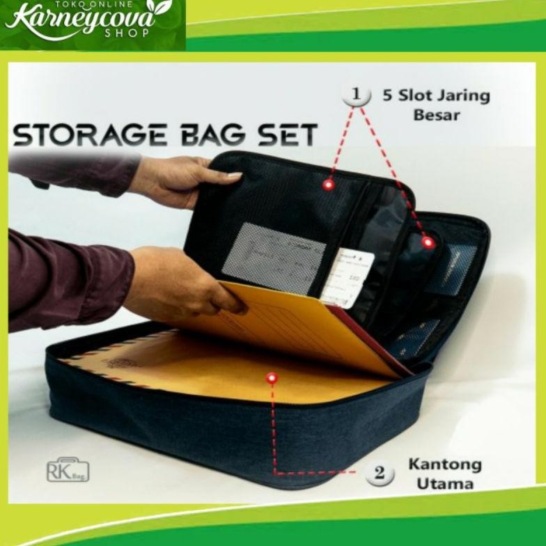 

RUBYSU DOCUMENT STORAGE BAG / TAS DOKUMEN BERGEMBOK BEASWORD AMAN UKURAN F4 UNTUK SERTIFIKAT, IJAZAH, KK