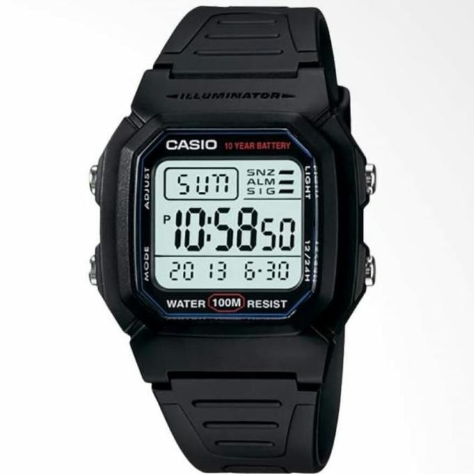 Casio W-800H-1Av / W800H Original & Bergaransi
