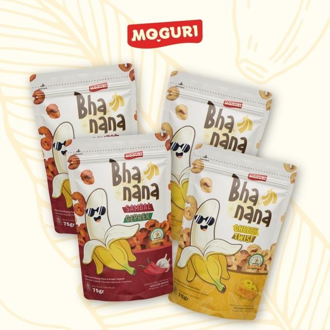 

trius paket cuan (4 pack) moguri bhanana 2 rasa