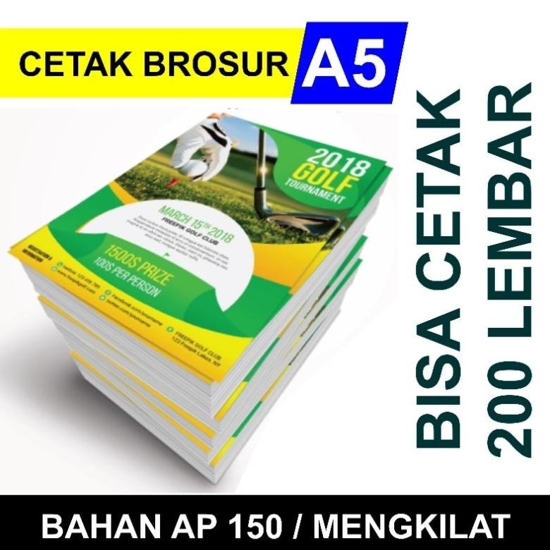 

ANGELO CETAK BROSUR LEAFLET PAMFLET UK. A5 (200 LEMBAR)