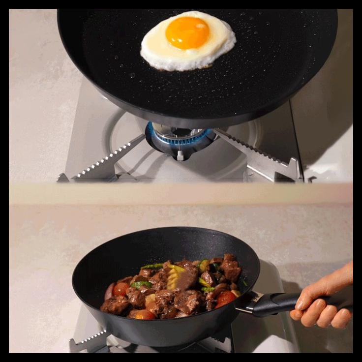 terbaru  paiks wok pan - panci wajan penggorengan premium korea 28cm ready