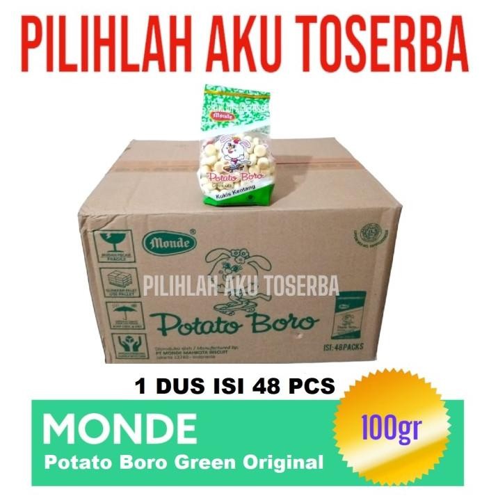 

Ele Biskuit Monde Potato Boro Green Rasa 100 Gr - ( 1 Dus )