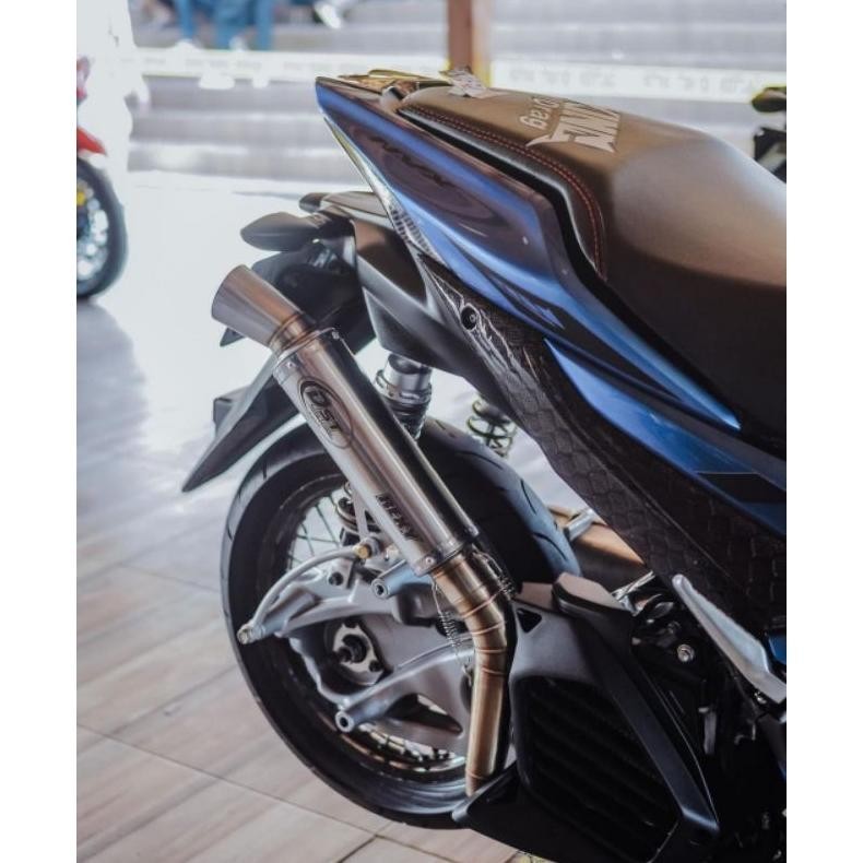 rt-4 Knalpot header kobra corong thailand full system / Dst racing original buat motor aerox, nmax, 