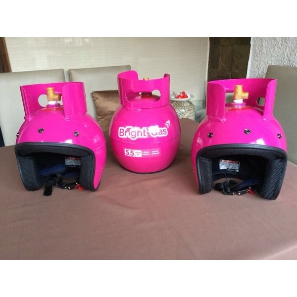 Helm Unik Tabung Gas LPG