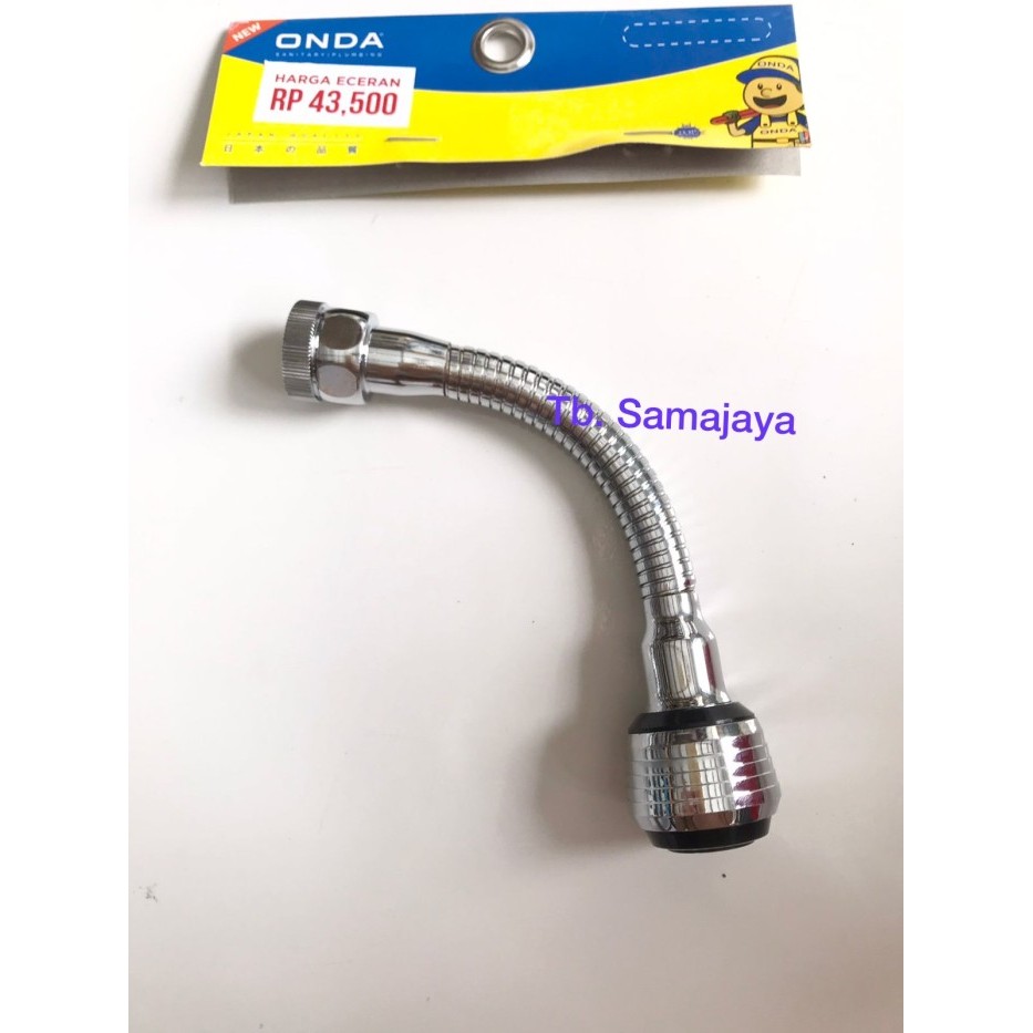 Selang Flexible Penyambung Kran ONDA size 1/2" . Sambungan kran angsa