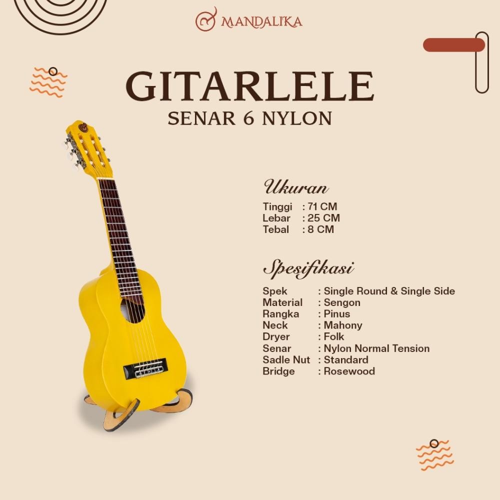 GITAR LELE GITAR KECIL 6 Senar good quality SYW