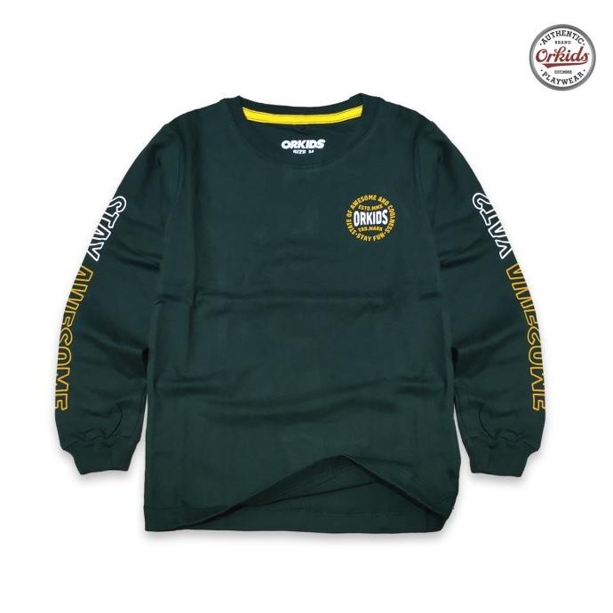 Orkids Baju Kaos Anak Awscool Green
