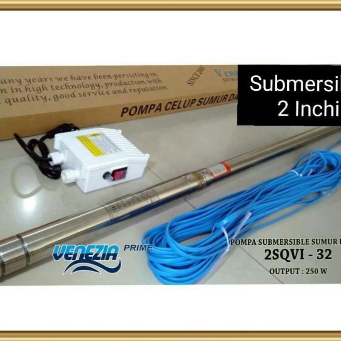 Submersible Venezia casing 2 Inchi 0.33 HP Plus kabel