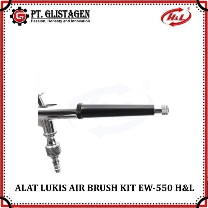 

Promo Air Brush Kit Pen Brush Spray Gun Lukis HL EW-550 Merk H&L COD