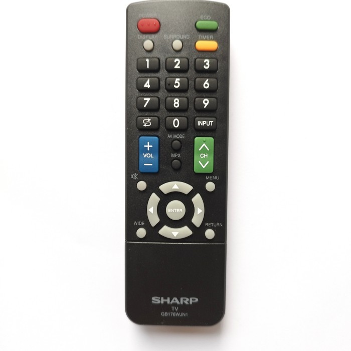 REMOT REMOTE TV SHARP AQUOS GB176WJN1 LED LCD ORIGINAL ASLI