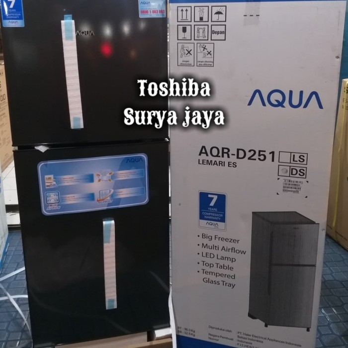 Kulkas AQUA AQR-D251 2 Pintu No Frost - Jabodetabek