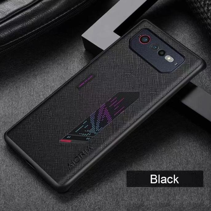 ASUS ROG PHONE 6 SOFT CASE CANVAS CROSS PATTERN CASING COVER SARUNG HP