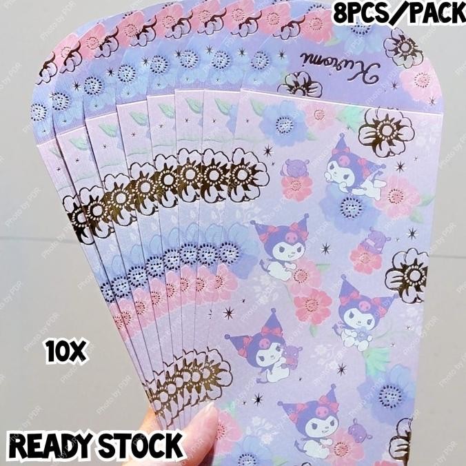 

Amplop Ampao Angpao Isi 8 Pastel Sanrio Original Kuromi