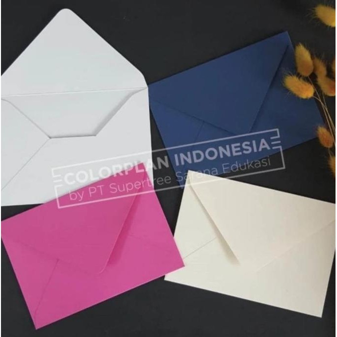 

Amplop Colorplan 135Gsm A6-114 X 162 Mm (1 Pack Isi 10 Pcs)