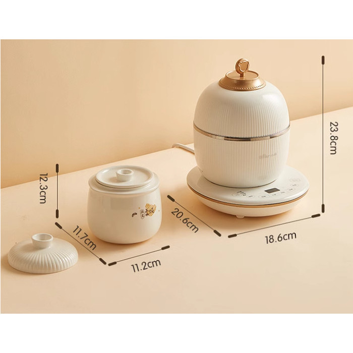 Bear Electric Stew Cooker Birds nest Stew pot Cooker Multifunction